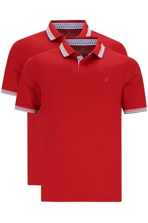 HAJO Poloshirt 2er Pack Pique (Spar-Set, 2-tlg) Poloshirt - Baumwolle - Atmungsaktiv - Strickbündchen am Armabschluss - Verkäufer: simply4you