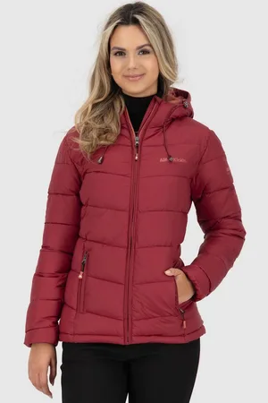 alife kickin Steppjacke AndriaAK leichte, taillierte Übergangsjacke mit breiter Steppung und Kapuze