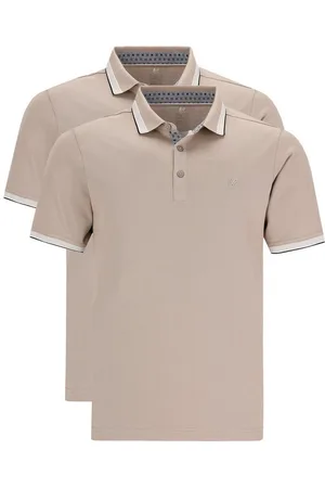 HAJO Poloshirt 2er Pack Pique (Spar-Set, 2-tlg) Poloshirt - Baumwolle - Atmungsaktiv - Strickbündchen am Armabschluss - Verkäufer: simply4you