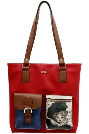 Dogo Umhängetasche Multi Pocket Bag Farbig Damen Handtaschen (Fashion) / Neutral, Vegan