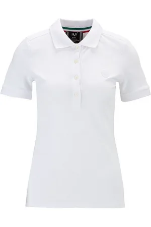 VERSACE Poloshirt BIBI Damen-Poloshirt mit dezentem Logo-Detail (S-3XL) - Verkäufer: Marco GmbH
