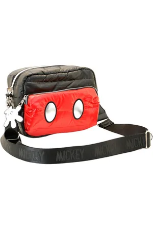 KARACTERMANIA Umhängetasche Disney Micky Maus Schultertasche Handtasche, Verstellbarer Schulterriemen, gepolstert - Verkäufer: okluge