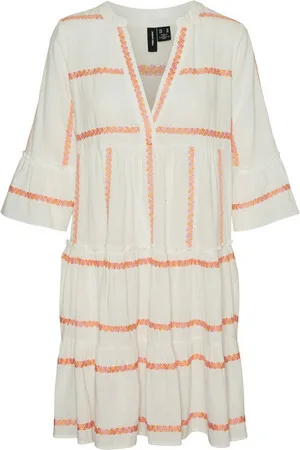 VERO MODA Tunika VMDICTHE 3/4 STRIPE EMB TUNIC WVN G - Verkäufer: RETURN
