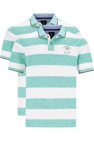 HAJO Poloshirt 2er Pack Riviera (Spar-Set, 2-tlg) Poloshirt - Baumwolle - Atmungsaktiv - Reine Baumwolle - Verkäufer: simply4you