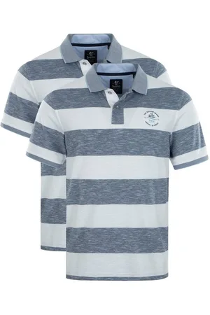 HAJO Poloshirt 2er Pack Riviera (Spar-Set, 2-tlg) Poloshirt - Baumwolle - Atmungsaktiv - Reine Baumwolle - Verkäufer: simply4you