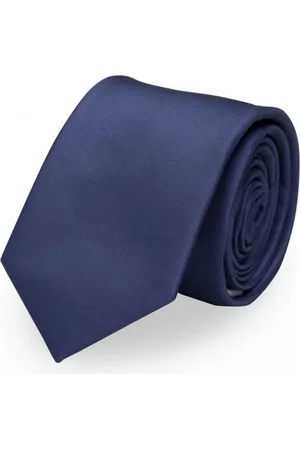 Fabio Farini Krawatte elegante Dunkelblaue Herren Schlips - Krawatten in 6cm (ohne Box, Unifarben) Schmal (6cm), Dunkelblau - Deep Cobalt - Verkäufer: