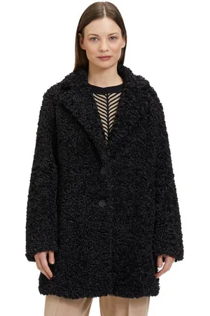 Betty & Co Plüschjacke Betty & Co Plüschjacke mit Reverskragen