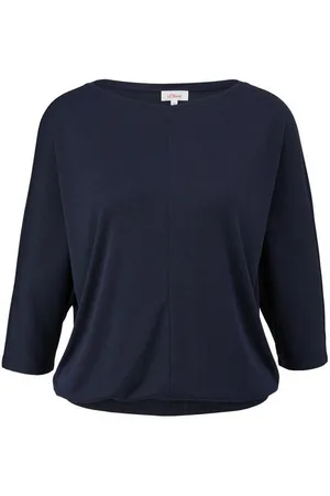 QS by s.Oliver Longsleeve O-Ausschnitt, 3/4-Fledermausarm, Modal-Mix - Verkäufer: LuriX