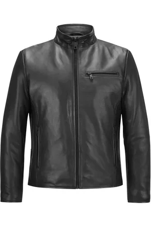 Milestone Lederjacke MSJeffrey robuste Jacke aus Kalbsleder - Verkäufer: LOGWOOD-STORE
