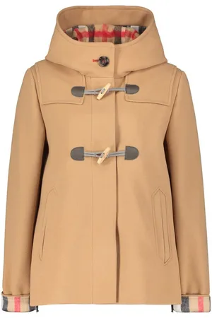 AMBER & JUNE Outdoorjacke Duffle-Jacke mit Kapuze