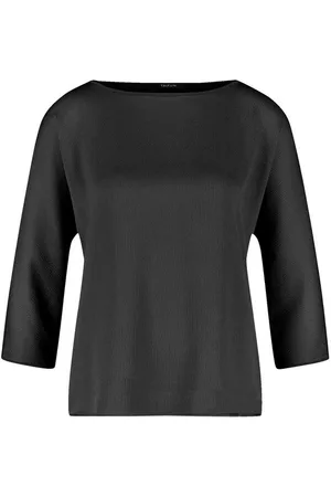 Taifun Langarmshirt - Shirt - 3/4 Arm Shirt mit feiner Crinkle-Front - Verkäufer: Schneider Fashion Store