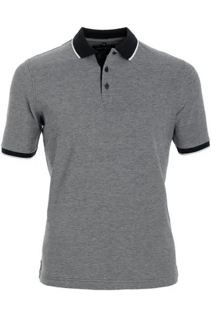 Marvelis Poloshirt Poloshirt - Casual Fit - Polokragen - Einfarbig - Anthrazit (1-tlg) - Verkäufer: Feehm