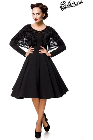 Belsira Trachtenkleid - Retrokleid mit Cape - (2XL,3XL,4XL,L,M,S) - Verkäufer: Angela Line