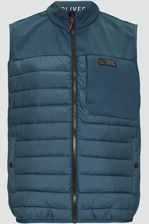 QS by s.Oliver Funktionsweste Pufferweste aus Softshell mit Kontrast-Details Artwork - Verkäufer:
