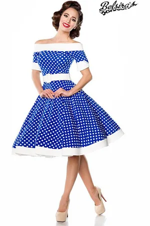 Belsira Trachtenkleid Schulterfreies Swing-Kleid - (2XL,3XL,L,M,S,XL) - Verkäufer: Angela Line