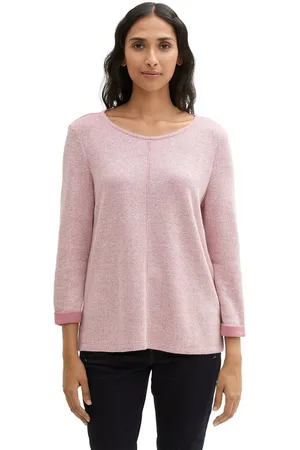 TOM TAILOR Sweatshirt in Melange Optik