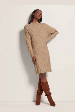 Madeleine Strickkleid Strickkleid mit Zopfmuster - Verkäufer: Premio Fashion GmbH