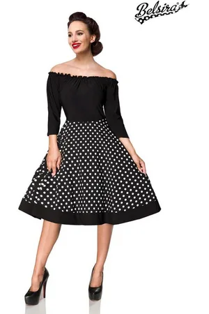 Belsira Trachtenkleid Schulterfreies Swing-Kleid - (2XL,3XL,4XL,L,M,S) - Verkäufer: Angela Line