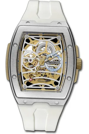 INGERSOLL 1892 Quarzuhr Herrenuhr PUR , (Analoguhr), Herrenuhr PURarmband , eckiges Gehäuse, groß (ca. 42mm) - Verkäufer: Fit4Style Silberschmuck - IMPPAC