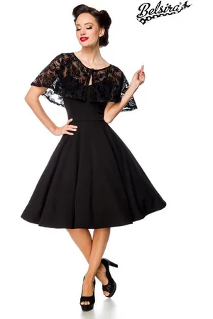 Belsira Trachtenkleid - Retrokleid mit Cape - (2XL,3XL,4XL,L,M,S) - Verkäufer: Angela Line