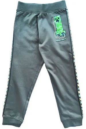 Minecraft Jogginghose Jogginghose Dunkelgrün Jungen und Mädchen 6-12 Jahre - Verkäufer: coole-fun-t-shirts