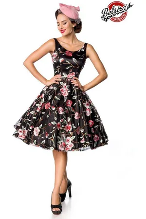 Belsira Trachtenkleid - Premium Vintage Blumenkleid - (4XL,L,M,S,2XL) - Verkäufer: Angela Line
