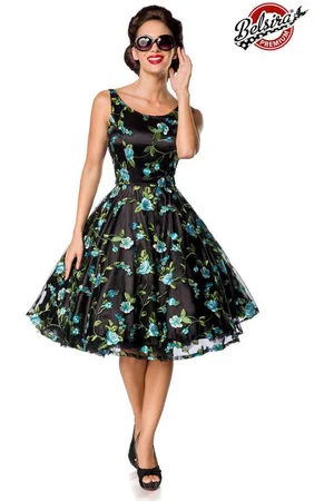 Belsira Trachtenkleid - Premium Vintage Blumenkleid - (4XL,L,M,S,2XL) - Verkäufer: Angela Line