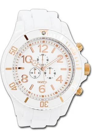 Oozoo Quarzuhr Herren Armbanduhr Timepieces, (Analoguhr), Herrenuhr Silikonarmband , rundes Gehäuse, extra groß (ca. 48mm) - Verkäufer: Fit4Style Silberschmuck - IMPPAC