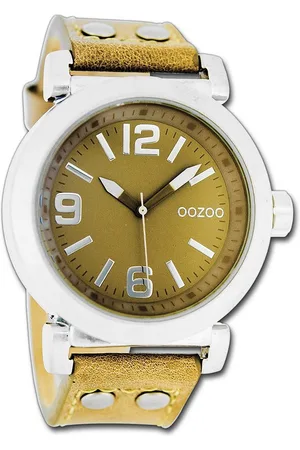 Oozoo Quarzuhr Damen Armbanduhr Timepieces, (Analoguhr), Damenuhr Silikonarmband , rundes Gehäuse, groß (ca. 43mm) - Verkäufer: Fit4Style Silberschmuck - IMPPAC