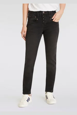 Herrlicher Boyfriend-Jeans Shyra Long Recycled Denim Black Stretch
