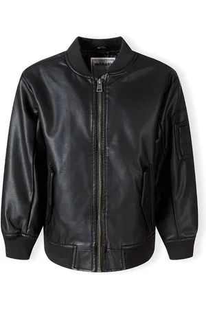 Minoti Lederimitatjacke Bomberjacke aus Kunstleder (2y-14y) - Verkäufer: