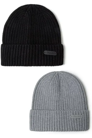 Minoti Beanie Zwei Beanie-Strickmützen mit Aufnäher (2y-14y) - Verkäufer: