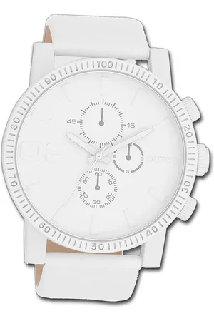 Oozoo Quarzuhr Herren Armbanduhr Timepieces, (Analoguhr), Herrenuhr Lederarmband , rundes Gehäuse, extra groß (ca. 48mm) - Verkäufer: Fit4Style Silberschmuck - IMPPAC