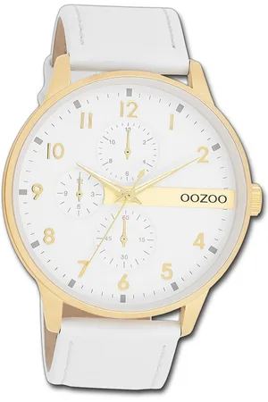 Oozoo Quarzuhr Herren Armbanduhr Timepieces, (Analoguhr), Herrenuhr Metallarmband , rundes Gehäuse, groß (ca. 45mm) - Verkäufer: Fit4Style Silberschmuck - IMPPAC