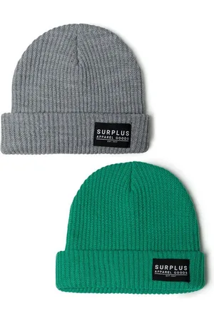 Minoti Beanie Zwei Beanie-Strickmützen mit Aufnäher (2y-14y) - Verkäufer: