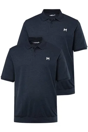 Men Plus Poloshirt Men+ Poloshirts 2er-Pack Bauchfit Basic Piqué - Verkäufer: Popken Fashion Group