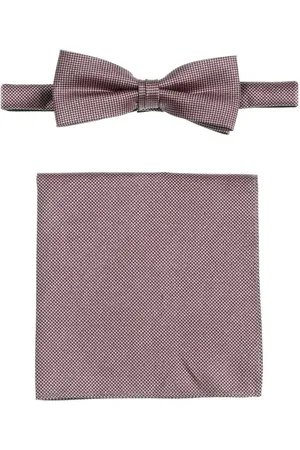Carlo Monti Fliege (2er Set) (Set, 2-tlg) Reine Seide, Fliege mit passendem Einstecktuch