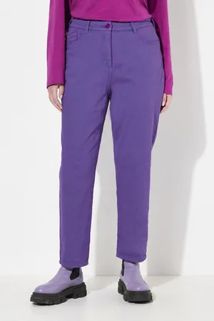 Ulla Popken Regular-fit-Jeans Mom-Colorjeans Trendfarbe 5-Pocket-Schnitt - Verkäufer: Popken Fashion Group