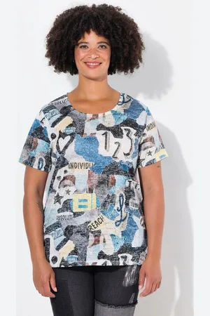 Angel of Style T-Shirt T-Shirt Alloverdruck Halbarm - Verkäufer: Popken Fashion Group