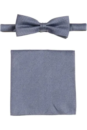 Carlo Monti Fliege (2er Set) (Set, 2-tlg) Reine Seide, Fliege mit passendem Einstecktuch