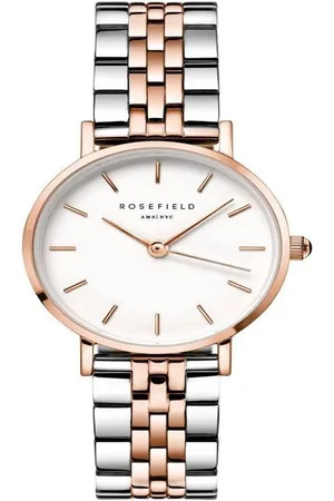 ROSEFIELD Quarzuhr Damenuhr Small Edit Silber Rosegold Bicolor 26SRGD-271 - Verkäufer: JUWELSTORE.de