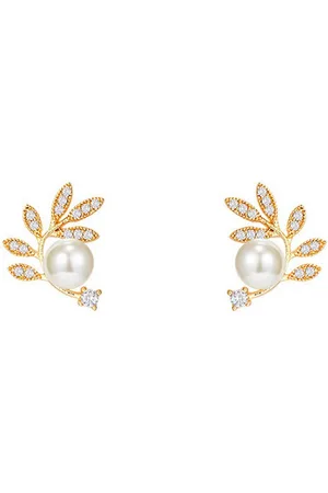 Karma Perlenohrringe Perlenohrring Gold Damen Metalllegierung Kunstperle Damenohrring (Ohrstecker Damenohrstecker Ohrsteckerset), goldene Ohrringe Damenohrringe Ohrringset - Verkäufer: Sanixa