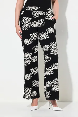 Miamoda Schlupfhose Hose Blumenmuster Elastikbund - Verkäufer: Popken Fashion Group