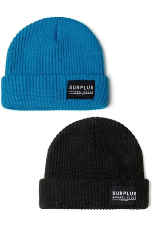 Minoti Beanie Zwei Beanie-Strickmützen mit Aufnäher (2y-14y) - Verkäufer: