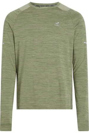 energetics Langarmshirt He.-Langarmshirt Ailo LS M MELANGE/GREEN/GREEN - Verkäufer: gue-sport
