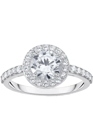 Thomas Sabo Fingerring Schmuck Silber 925 Ring Halo, TR2475-051-14, mit Zirkonia (synth)