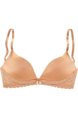 Lascana Push-up-BH ohne Bügel, mit extra flachen Kanten und feiner Spitze, Dessous