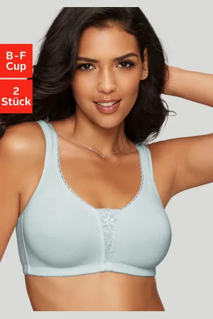 Petite Fleur Soft-BH (Packung, 2 Stück) ohne Bügel mit Spitzen-Details