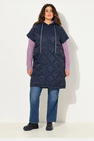 Ulla Popken Steppweste HYPRAR Steppweste Tunnelzug 2-Wege-Zipper recycelt - Verkäufer: Popken Fashion Group