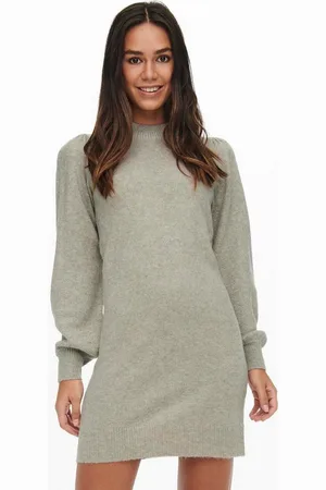 JACQUELINE DE YONG Strickkleid Strickkleid loose fit hoch geschlossen voluminöse Ärmel (lang) JDYRUE LIFE L/S HIGH NECK DRESS KNT NOOS - Verkäufer: ARIZONAS